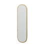 Hanah Home Espejo Ovalado Cuerpo Entero 40x120 cm, Fabricado en MDF, Flotal-E Ecológico, Elegante y Duradero para Salón o Dormitorio